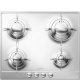 Smeg Renzo Piano Piano Design Piano di cottura P64ES Acciaio Inox 2