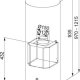 Franke FTU 3807 I XS Cappa aspirante a isola Acciaio inox 750 m³/h 3