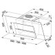 Franke FMA 905 BK XS Cappa aspirante a parete Nero, Acciaio inox 660 m³/h 3