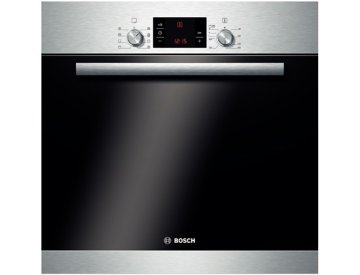 Bosch HBA63B152S forno 65 L 3650 W Nero, Acciaio inox