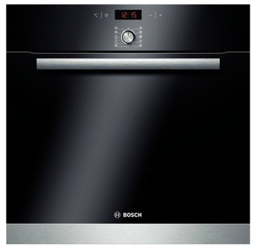 Bosch HBA74R150E forno 60 L 3580 W Nero, Acciaio inox