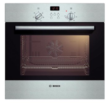 Bosch HBN231E2 forno 67 L 2800 W Nero, Acciaio inox