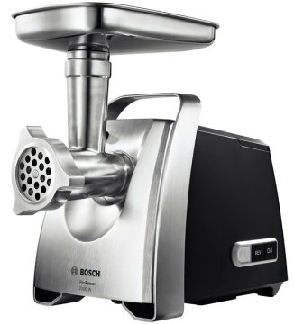 Bosch MFW68640 tritacarne 800 W Nero, Acciaio inox