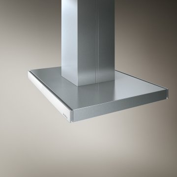 Elica JOY ISLAND WHIX/A/90 Cappa aspirante a isola Acciaio inox, Bianco 300 m³/h
