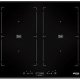 Smeg SIM562B piano cottura Nero Da incasso Piano cottura a induzione 4 Fornello(i) 2