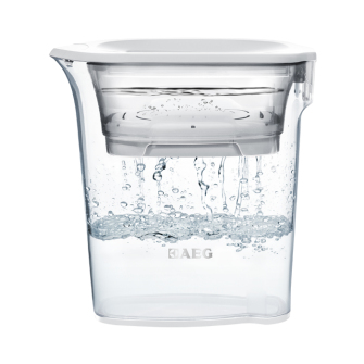 AEG AWFSJ1 Caraffa filtrante Trasparente, Bianco
