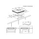 Electrolux EHF6343FOK piano cottura Nero Da incasso 60 cm Ceramica 4 Fornello(i) 3