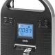 AEG MMR 4128 Portatile Digitale Nero, Argento 3