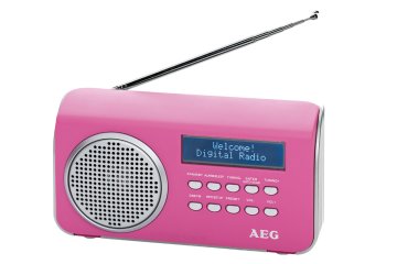 AEG DAB 4130 Portatile Digitale Rosa