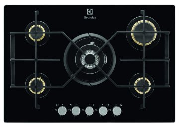 Electrolux EGT7355NOK Nero Da incasso Gas 5 Fornello(i)