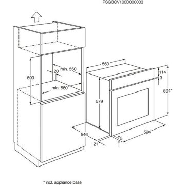 AEG BE3002021M 71 L 3500 W Acciaio inox