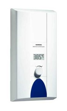 Siemens DE2427515 scaldabagno Verticale Senza serbatoio (istantaneo) Sistema per caldaia singola Bianco