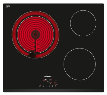 Siemens ET631BK17E piano cottura Nero Da incasso Ceramica 3 Fornello(i)