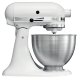 KitchenAid 5K45SSEWH Sbattitore con base 275 W Metallico, Bianco 2