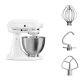 KitchenAid 5K45SSEWH Sbattitore con base 275 W Metallico, Bianco 3