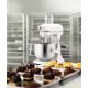 KitchenAid 5KSM7591X Sbattitore con base 500 W Acciaio inox, Bianco 4