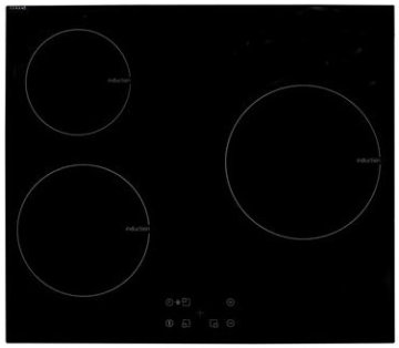 Beko HII 63400 AT piano cottura Nero Da incasso Piano cottura a induzione 3 Fornello(i)