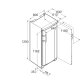 Liebherr GNP 1956 Premium NoFrost Congelatore verticale Libera installazione 151 L Bianco 3