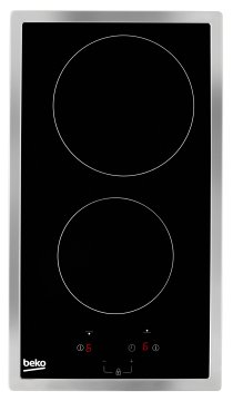 Beko HDMC32400TX piano cottura Acciaio inox Da incasso 30 cm Ceramica 2 Fornello(i)