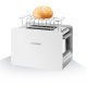 Grundig TA 7280 W 2 fetta/e Acciaio inox, Bianco 4