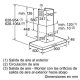 Siemens LC98BF542 cappa aspirante Cappa aspirante a parete Acciaio inox 860 m³/h 3