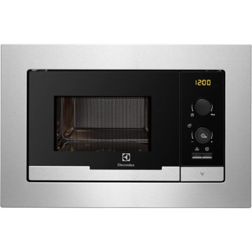 Electrolux EMS20107OX forno a microonde Da incasso Solo microonde 20 L 800 W Nero, Stainless steel