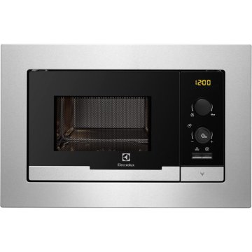 Electrolux EMS20107OX forno a microonde Nero, Acciaio inox Solo microonde Da incasso 20 L 800 W