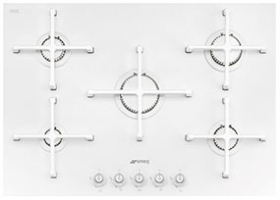 Smeg PV175CBBN piano cottura Bianco Da incasso Gas 5 Fornello(i)