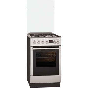 AEG 47395GM-MN cucina Elettrico Gas Stainless steel A