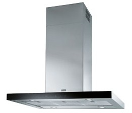 Franke FCR 925 I TC BK XS Cappa aspirante a isola Nero, Acciaio inox 660 m³/h