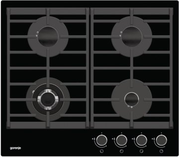 Gorenje GTW641UB Nero Da incasso Gas 4 Fornello(i)
