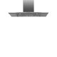 Falmec Kristal Cappa aspirante a parete Acciaio inox 800 m³/h 2
