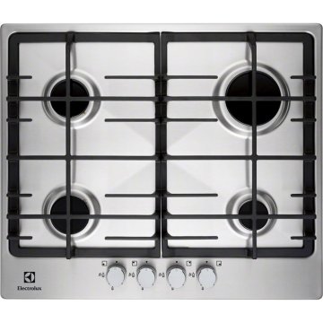 Electrolux EGG16342NX piano cottura Acciaio inox Da incasso Gas 4 Fornello(i)