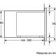 Siemens HF22M264 forno a microonde Nero, Bianco Da incasso 25 L 900 W 7