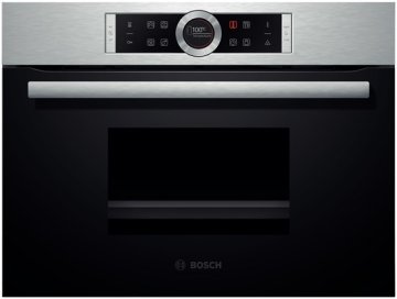 Bosch Serie 8 CDG634BS1 forno a vapore Piccola Acciaio inox Touch