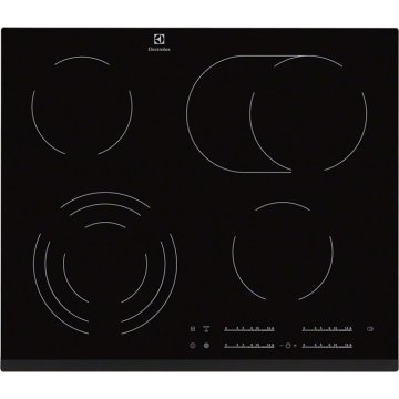 Electrolux EHF6547FXK piano cottura Nero Da incasso 4 Fornello(i)