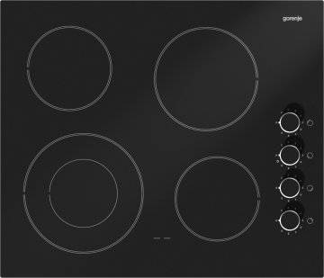 Gorenje EC630SC Nero Da incasso Piano cottura a induzione 4 Fornello(i)