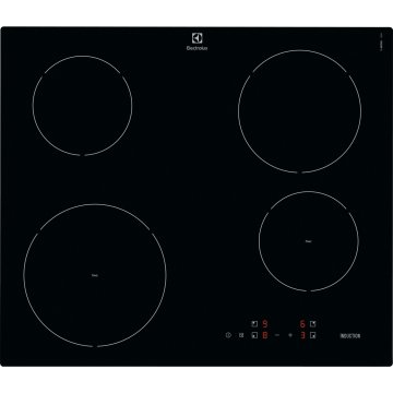 Electrolux EHH6240ISK Nero Da incasso 60 cm Piano cottura a induzione 4 Fornello(i)