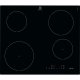 Electrolux EHH6240ISK Nero Da incasso 60 cm Piano cottura a induzione 4 Fornello(i) 2