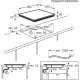 Electrolux EHH6240ISK Nero Da incasso 60 cm Piano cottura a induzione 4 Fornello(i) 4