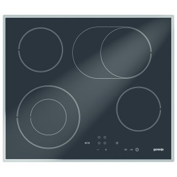 Gorenje ECT620X Nero Da incasso Ceramica 4 Fornello(i)