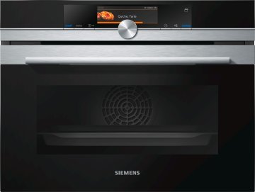 Siemens CS658GRS1 forno 47 L Nero, Acciaio inox