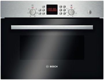 Bosch HBC84H501 forno 44 L 900 W Nero, Acciaio inox