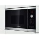 Bosch HMT75M654B forno a microonde Nero, Acciaio inox Da incasso 20 L 800 W 4