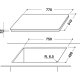 Whirlpool ACM 938/BA Nero Da incasso Piano cottura a induzione 4 Fornello(i) 8