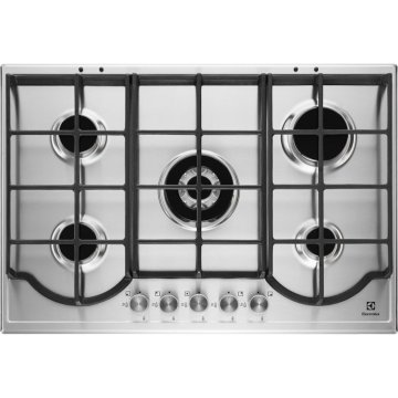 Electrolux EGH7353BOX piano cottura Acciaio inox Da incasso Gas 5 Fornello(i)