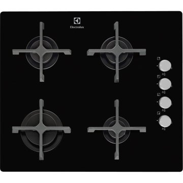Electrolux EGT16142NK piano cottura Nero Da incasso Gas 4 Fornello(i)
