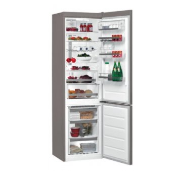 Whirlpool BSNF 9782 OX frigorifero con congelatore Libera installazione Acciaio inossidabile
