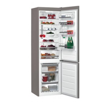 Whirlpool BSNF 9782 OX frigorifero con congelatore Libera installazione Acciaio inox