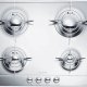 Smeg P64ESBE piano cottura Acciaio inox Da incasso Gas 4 Fornello(i) 2